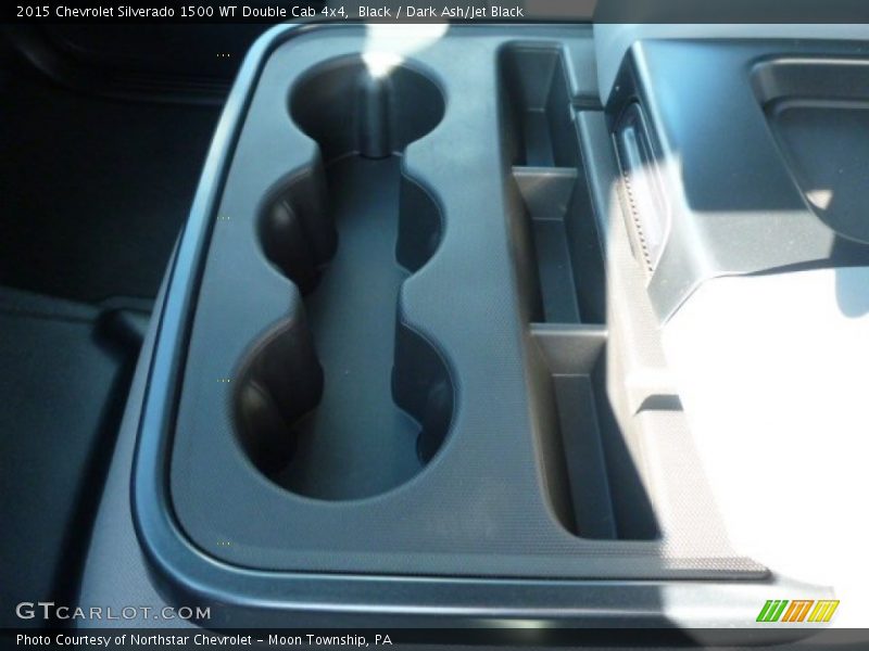 Black / Dark Ash/Jet Black 2015 Chevrolet Silverado 1500 WT Double Cab 4x4