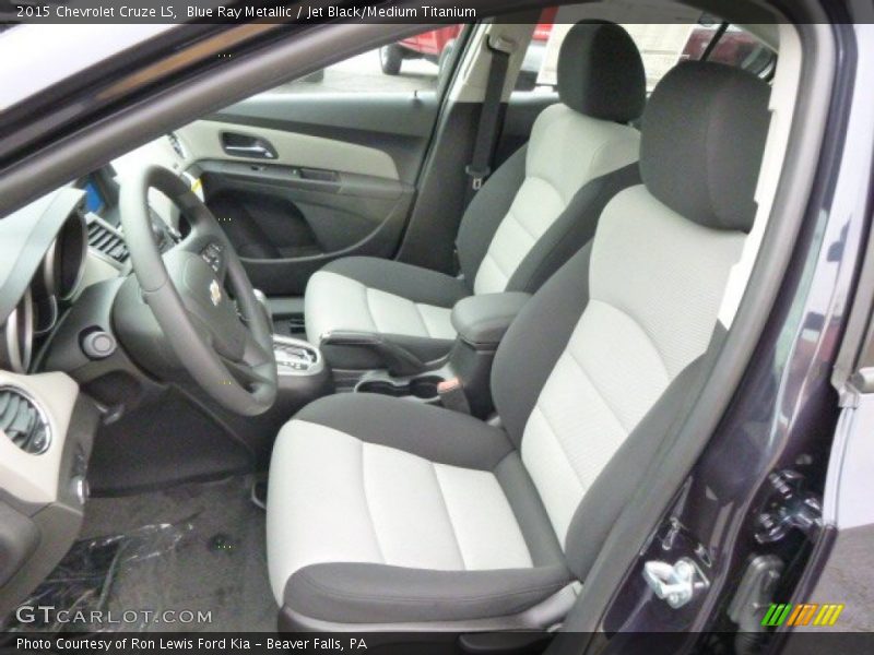 Blue Ray Metallic / Jet Black/Medium Titanium 2015 Chevrolet Cruze LS