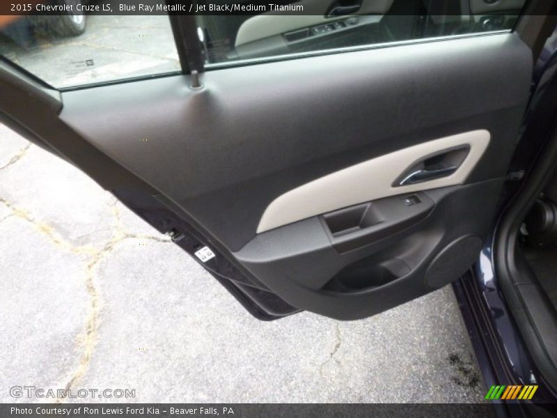 Blue Ray Metallic / Jet Black/Medium Titanium 2015 Chevrolet Cruze LS