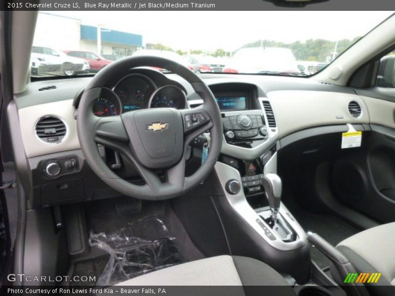 Blue Ray Metallic / Jet Black/Medium Titanium 2015 Chevrolet Cruze LS