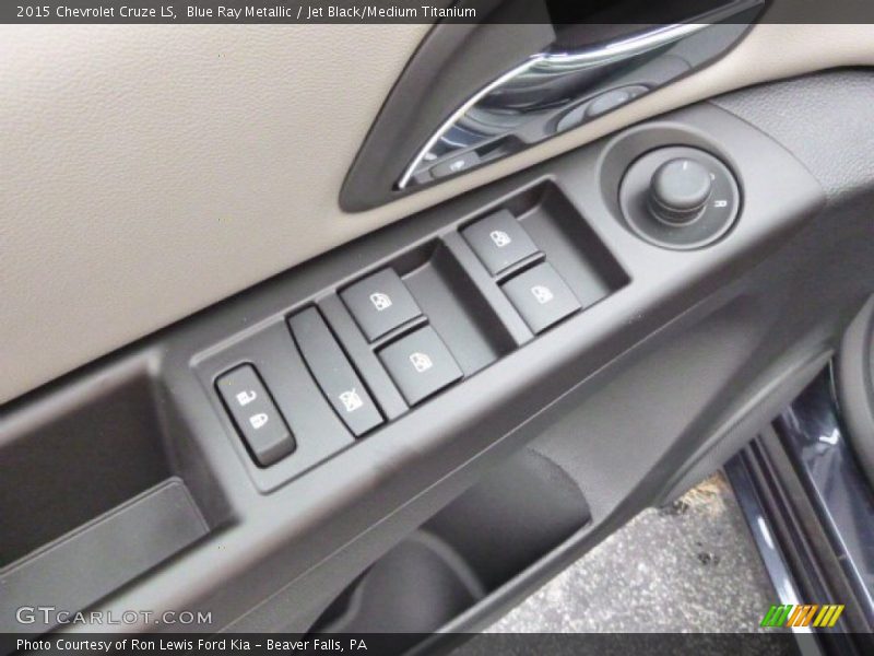 Blue Ray Metallic / Jet Black/Medium Titanium 2015 Chevrolet Cruze LS