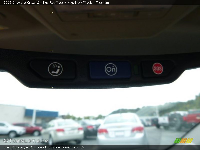 Blue Ray Metallic / Jet Black/Medium Titanium 2015 Chevrolet Cruze LS