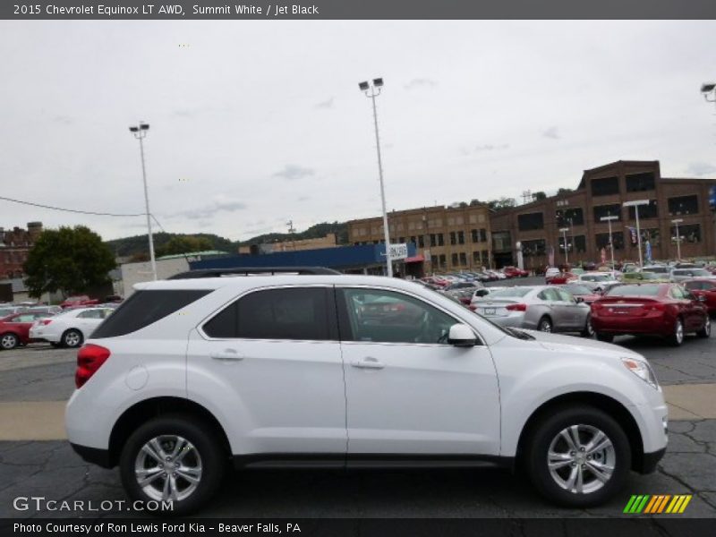 Summit White / Jet Black 2015 Chevrolet Equinox LT AWD