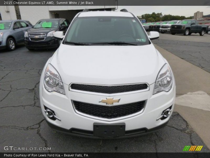 Summit White / Jet Black 2015 Chevrolet Equinox LT AWD