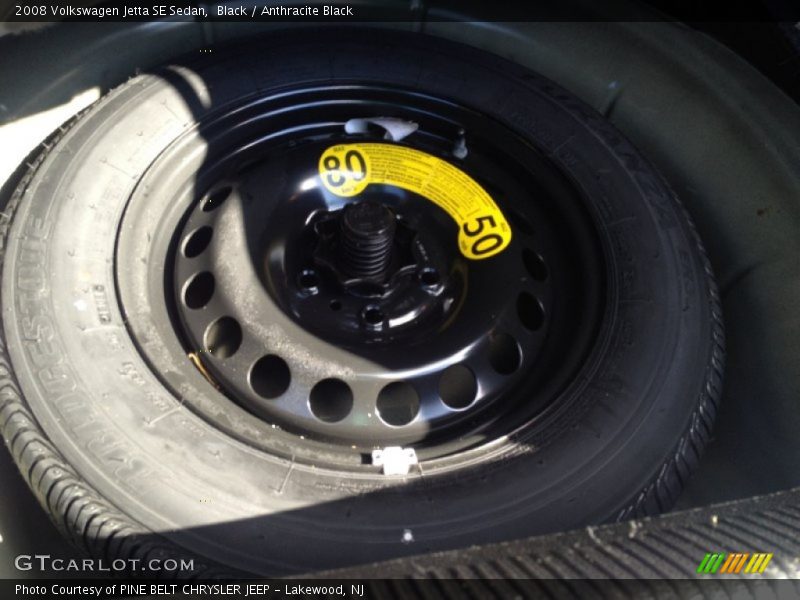 Black / Anthracite Black 2008 Volkswagen Jetta SE Sedan