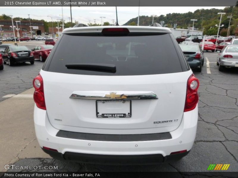 Summit White / Jet Black 2015 Chevrolet Equinox LT AWD