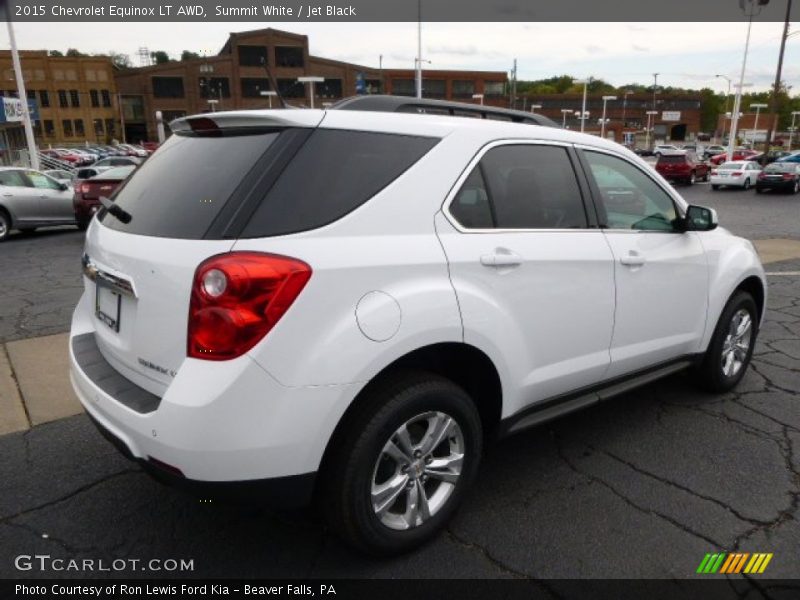 Summit White / Jet Black 2015 Chevrolet Equinox LT AWD