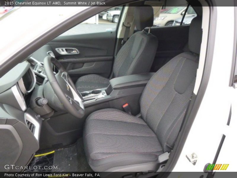 Summit White / Jet Black 2015 Chevrolet Equinox LT AWD