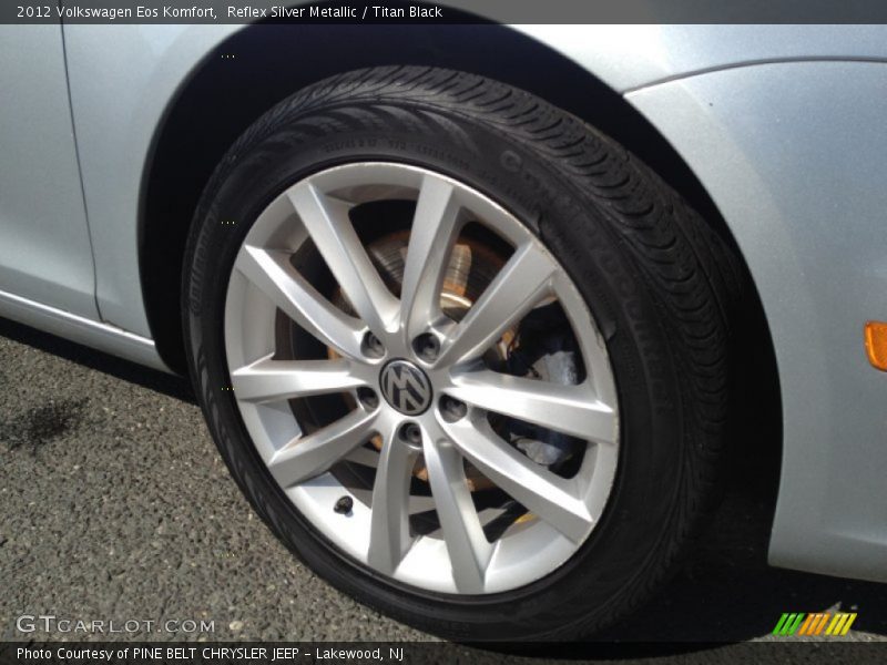 Reflex Silver Metallic / Titan Black 2012 Volkswagen Eos Komfort