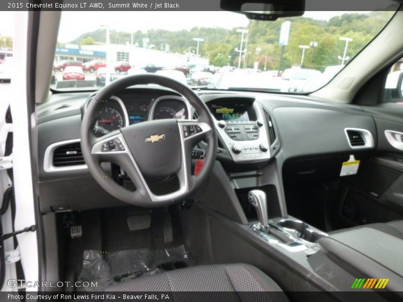 Summit White / Jet Black 2015 Chevrolet Equinox LT AWD