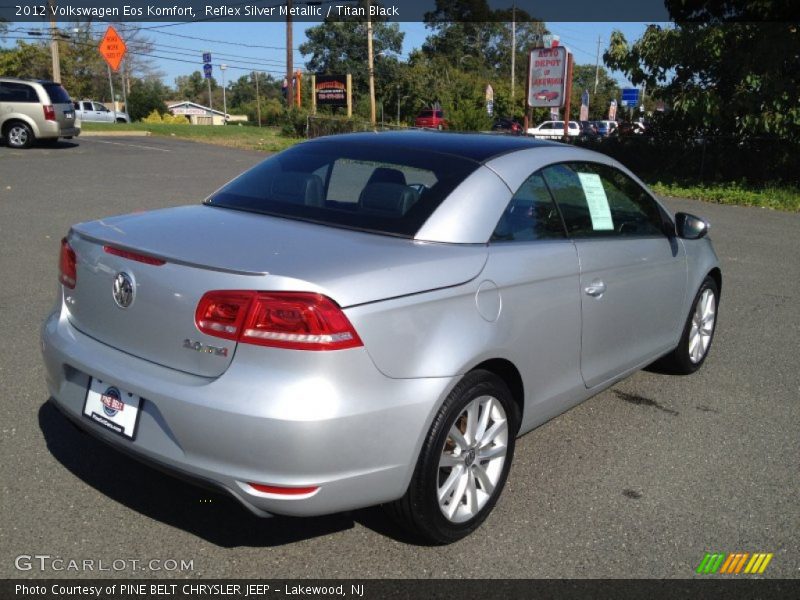 Reflex Silver Metallic / Titan Black 2012 Volkswagen Eos Komfort