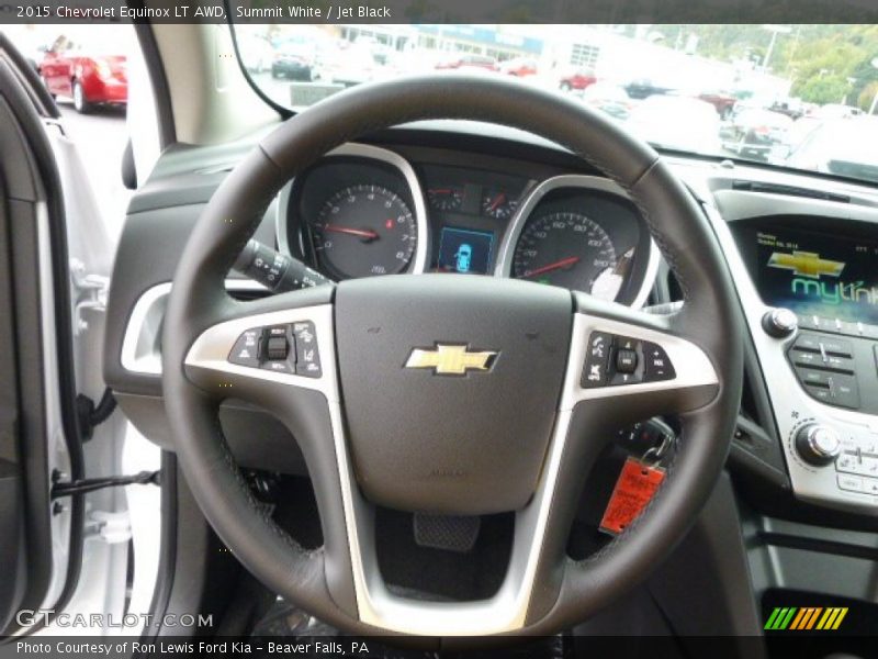 Summit White / Jet Black 2015 Chevrolet Equinox LT AWD
