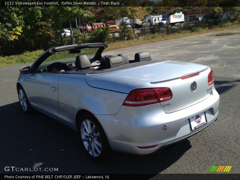 Reflex Silver Metallic / Titan Black 2012 Volkswagen Eos Komfort