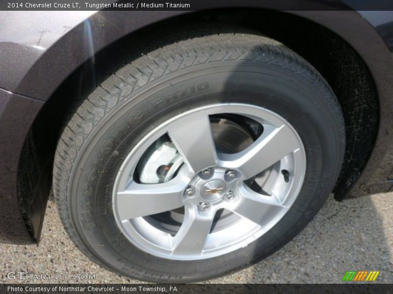 Tungsten Metallic / Medium Titanium 2014 Chevrolet Cruze LT