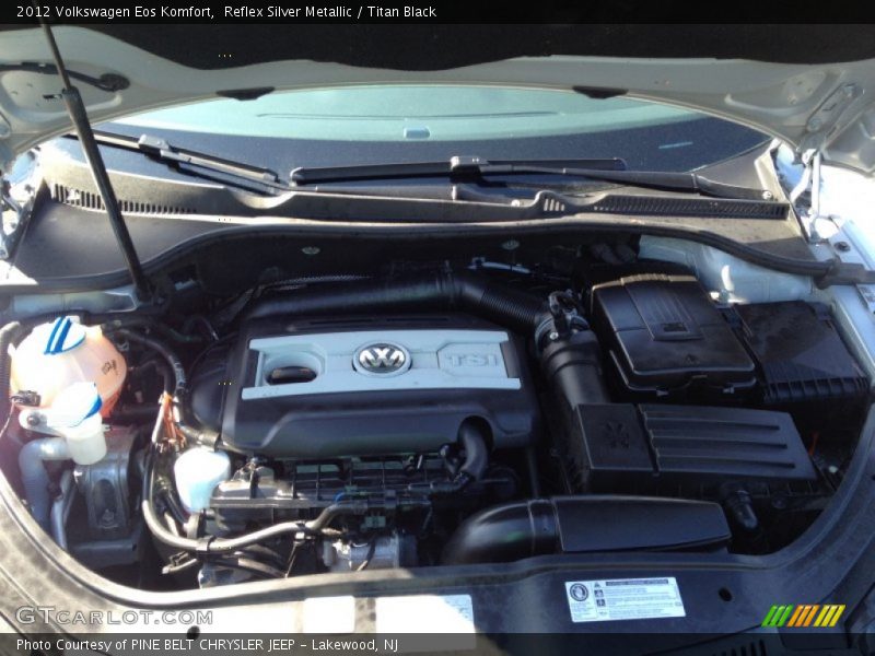 Reflex Silver Metallic / Titan Black 2012 Volkswagen Eos Komfort