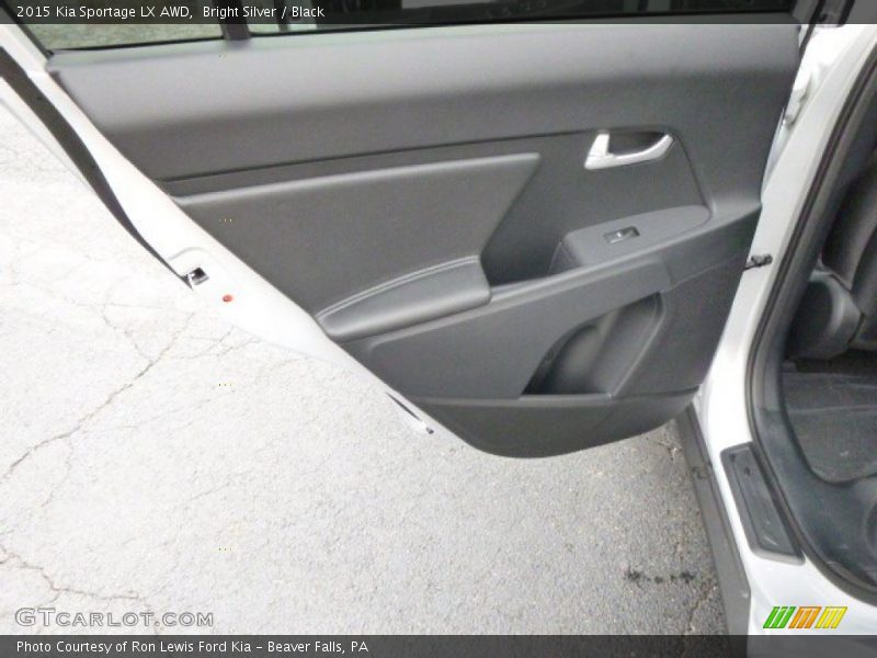 Bright Silver / Black 2015 Kia Sportage LX AWD