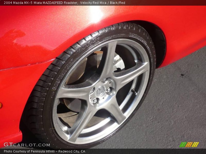 Velocity Red Mica / Black/Red 2004 Mazda MX-5 Miata MAZDASPEED Roadster