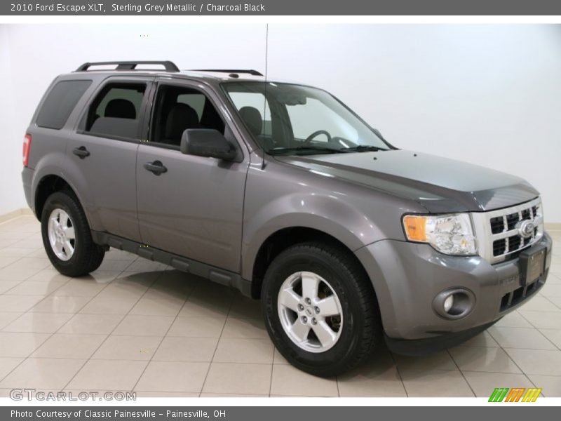 Sterling Grey Metallic / Charcoal Black 2010 Ford Escape XLT