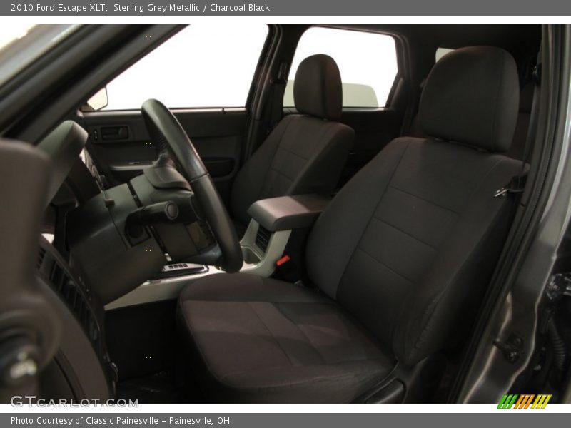 Front Seat of 2010 Escape XLT