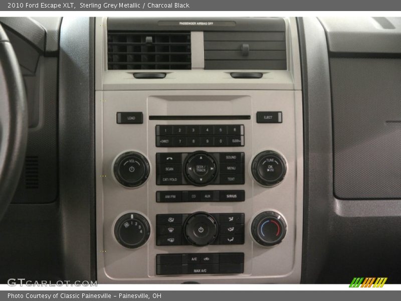Controls of 2010 Escape XLT