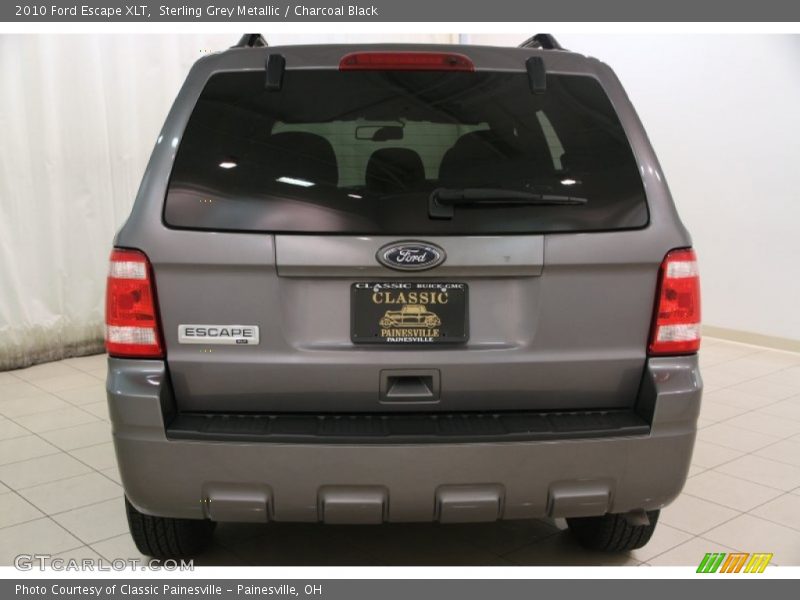 Sterling Grey Metallic / Charcoal Black 2010 Ford Escape XLT