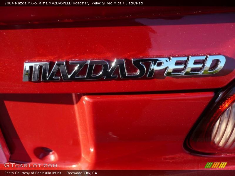 Velocity Red Mica / Black/Red 2004 Mazda MX-5 Miata MAZDASPEED Roadster