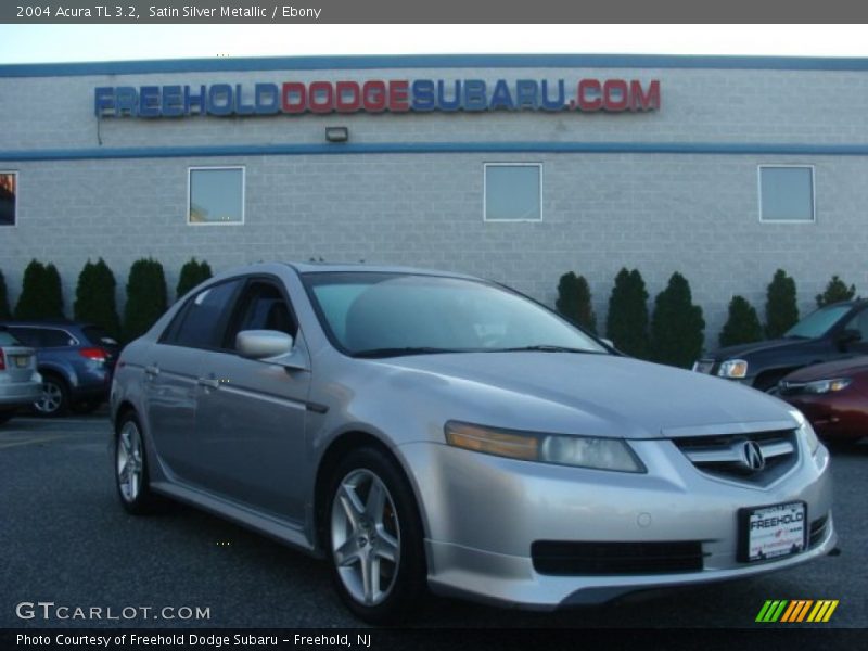 Satin Silver Metallic / Ebony 2004 Acura TL 3.2