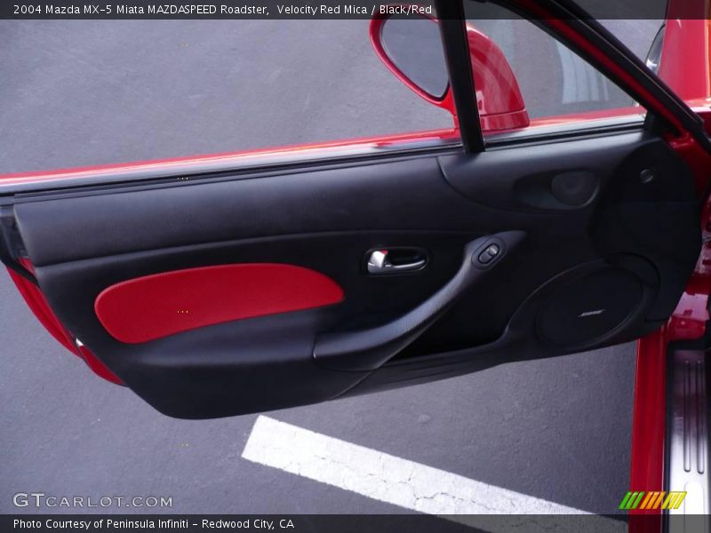 Velocity Red Mica / Black/Red 2004 Mazda MX-5 Miata MAZDASPEED Roadster