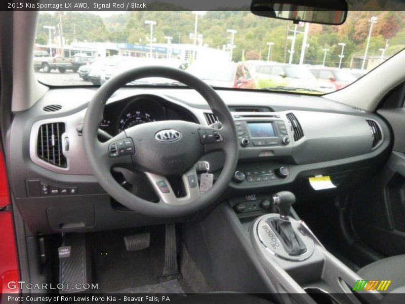 Dashboard of 2015 Sportage LX AWD
