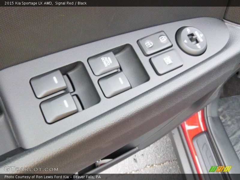 Signal Red / Black 2015 Kia Sportage LX AWD