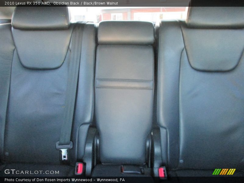 Obsidian Black / Black/Brown Walnut 2010 Lexus RX 350 AWD