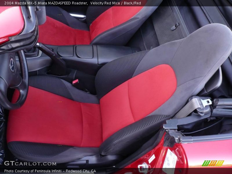 Velocity Red Mica / Black/Red 2004 Mazda MX-5 Miata MAZDASPEED Roadster