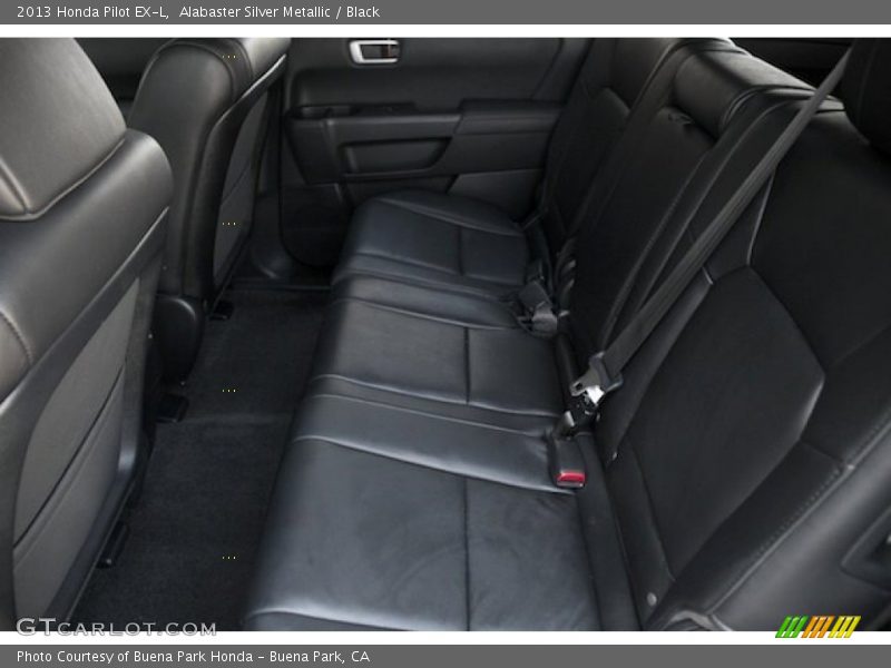 Alabaster Silver Metallic / Black 2013 Honda Pilot EX-L