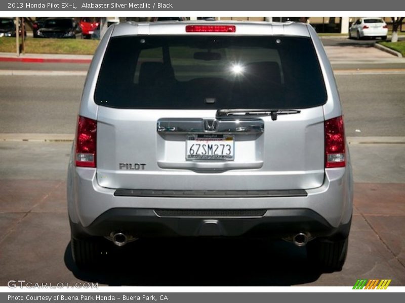 Alabaster Silver Metallic / Black 2013 Honda Pilot EX-L