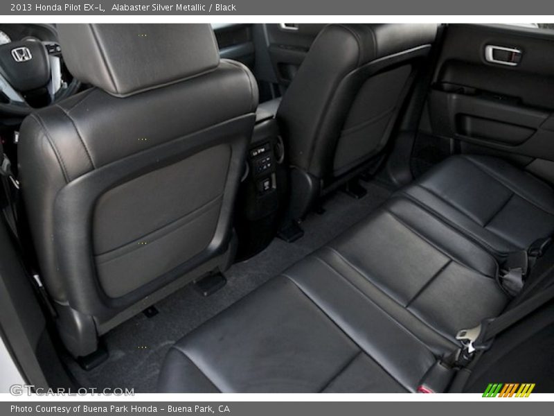 Alabaster Silver Metallic / Black 2013 Honda Pilot EX-L