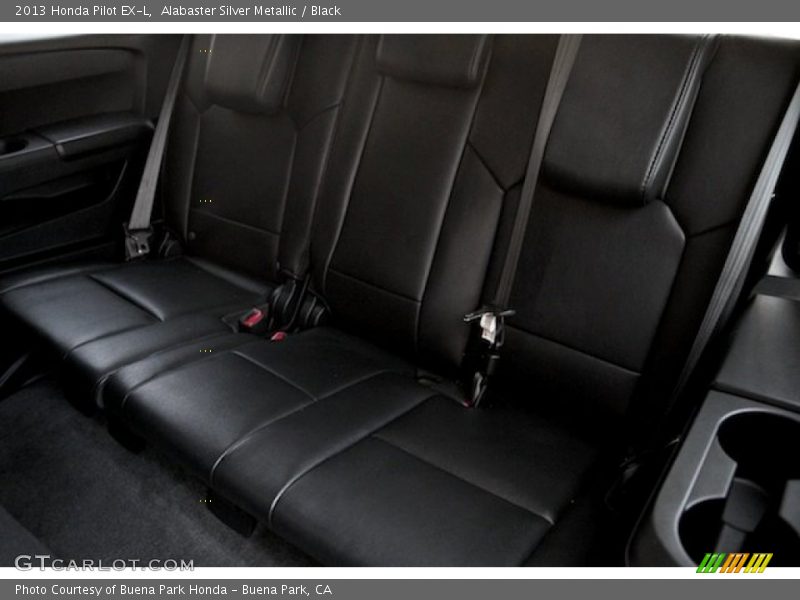 Alabaster Silver Metallic / Black 2013 Honda Pilot EX-L
