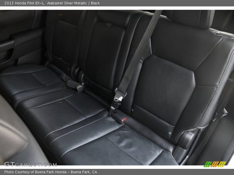 Alabaster Silver Metallic / Black 2013 Honda Pilot EX-L