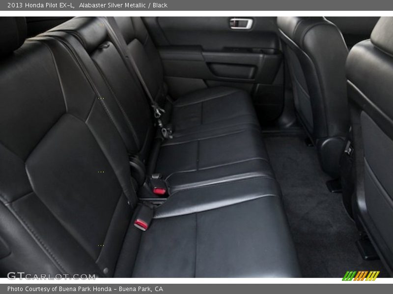 Alabaster Silver Metallic / Black 2013 Honda Pilot EX-L