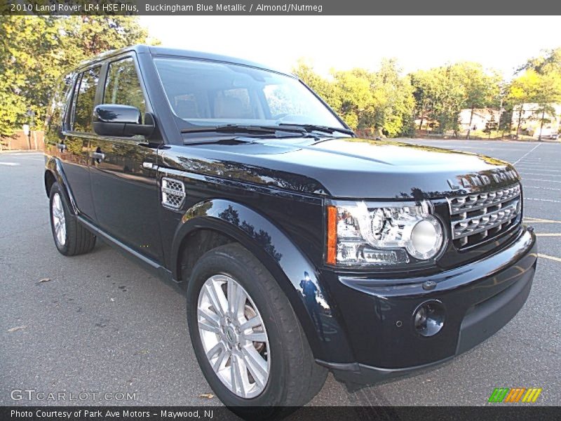 Buckingham Blue Metallic / Almond/Nutmeg 2010 Land Rover LR4 HSE Plus