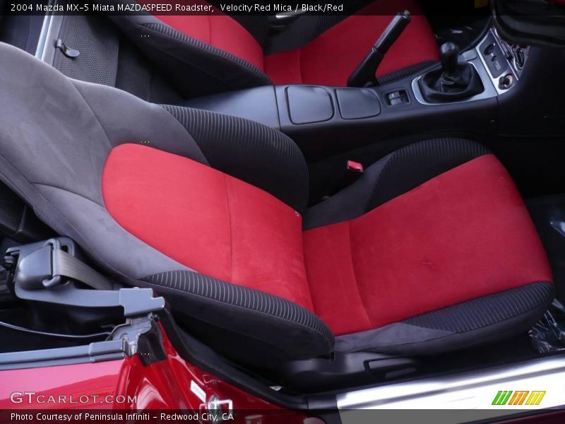 Velocity Red Mica / Black/Red 2004 Mazda MX-5 Miata MAZDASPEED Roadster