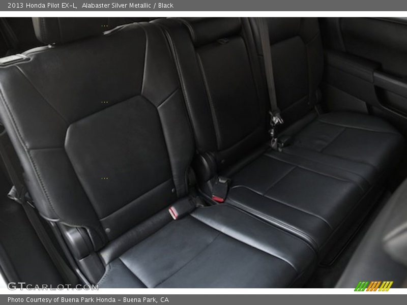 Alabaster Silver Metallic / Black 2013 Honda Pilot EX-L