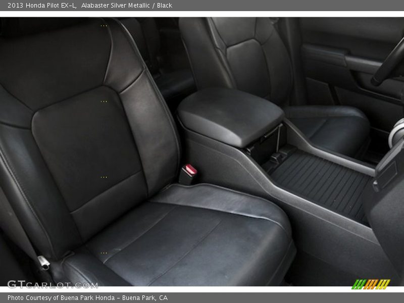Alabaster Silver Metallic / Black 2013 Honda Pilot EX-L