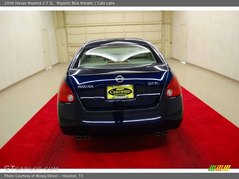 Majestic Blue Metallic / Cafe Latte 2006 Nissan Maxima 3.5 SL