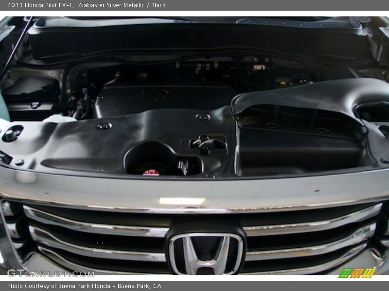 Alabaster Silver Metallic / Black 2013 Honda Pilot EX-L