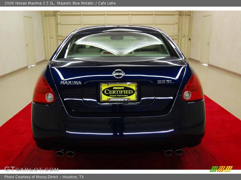 Majestic Blue Metallic / Cafe Latte 2006 Nissan Maxima 3.5 SL