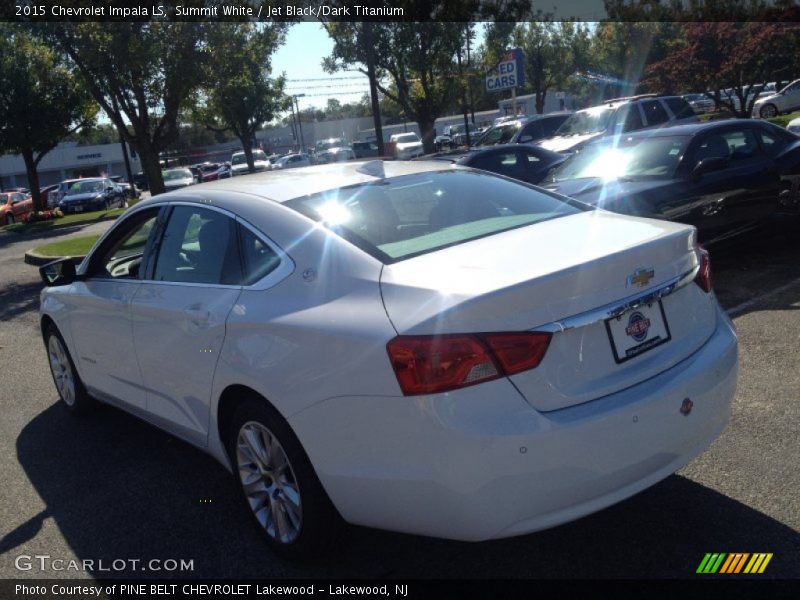 Summit White / Jet Black/Dark Titanium 2015 Chevrolet Impala LS