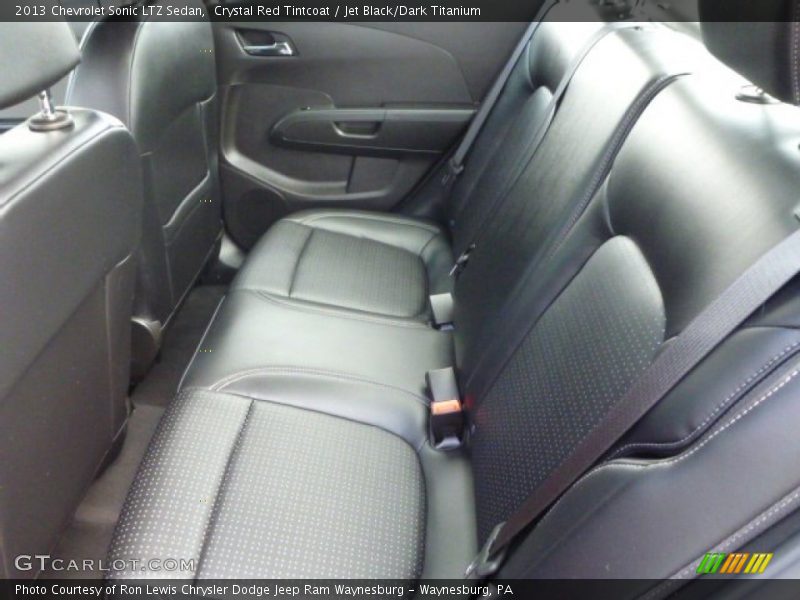Crystal Red Tintcoat / Jet Black/Dark Titanium 2013 Chevrolet Sonic LTZ Sedan