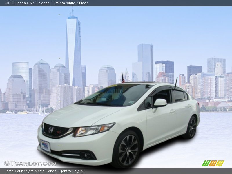 Taffeta White / Black 2013 Honda Civic Si Sedan