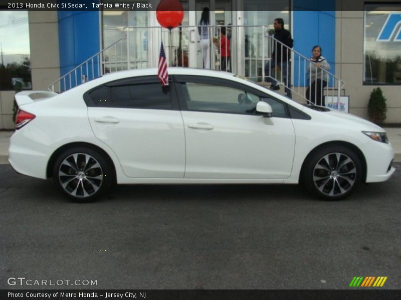 Taffeta White / Black 2013 Honda Civic Si Sedan