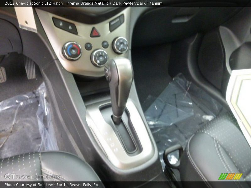 Inferno Orange Metallic / Dark Pewter/Dark Titanium 2012 Chevrolet Sonic LTZ Hatch